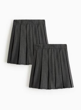 2 Pack Permanent Pleat Skirts