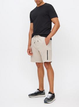 Stone Sporty Coord Jersey Shorts 