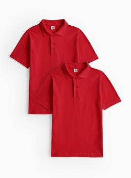 2 Pack Unisex Polo Shirts