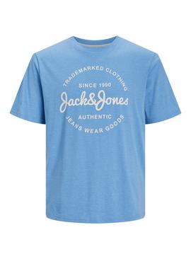 JACK & JONES JUNIOR Blue Jjforest Short Sleeved Crew Neck Tee Junior 8 years