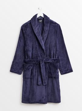 Navy Soft Fleece Dressing Gown XXXL