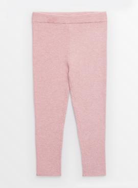 Knitted Ribbed Leggings