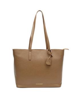 ELIE BEAUMONT Tan Leather Tote Bag One Size