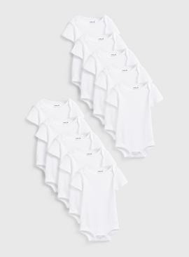 White Bodysuit 10 Pack