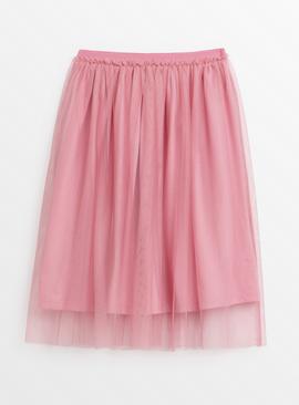 Blush Pink Midi Tutu Skirt 8 years