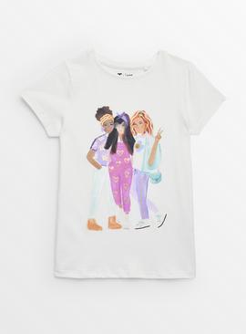 White Girls Graphic T-Shirt 