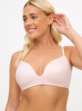 Flexform™ Light Pink Plunge Non-Wired Bra