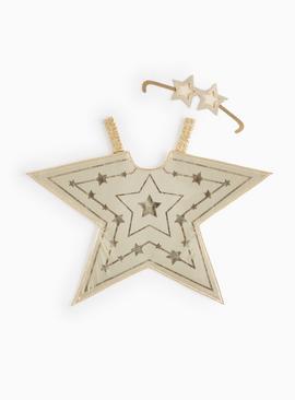 Nativity Gold Star Fancy Dress Costume One Size