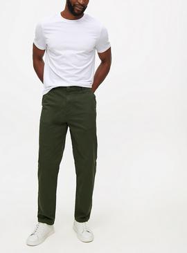 Straight Leg Chino Trousers