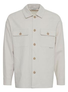 CASUAL FRIDAY Sand Linen Over Shirt 