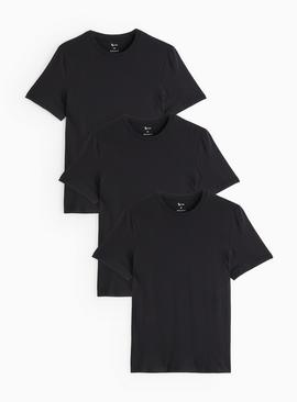 Black Core Short Sleeve T-Shirt 3 Pack XXXL