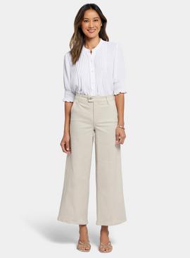 NYDJ Mona Wide Leg Ankle Trouser With High Rise 