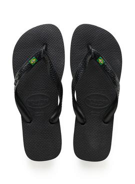 HAVAIANAS Brasil Flip Flops Black