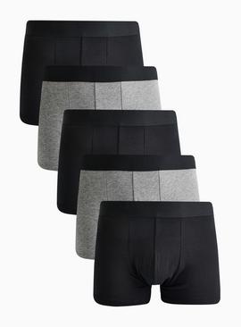 Black & Grey Hipsters 5 Pack