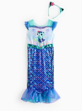 Gabby's Dollhouse Mermaid Fancy Dress Costume