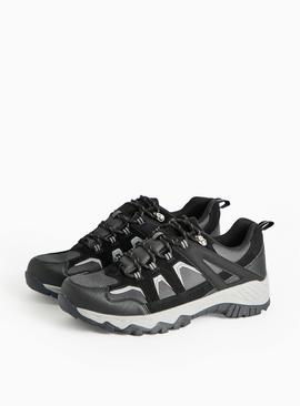 Black Suede Hiking Trainers