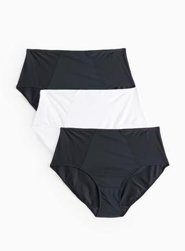 Mesh Stripe Full Knickers 3 Pack