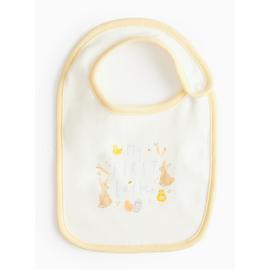 My First Easter Slogan Cotton Bib One Size