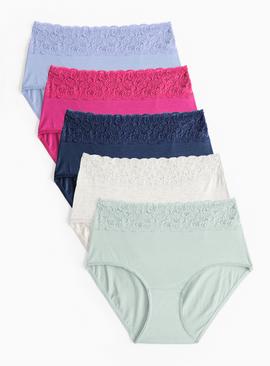 Comfort Lace Full Knickers 5 Pack
