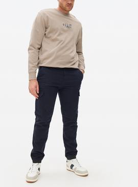 Cuffed Cargo Trousers