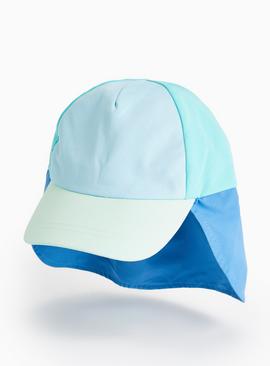 Blue Colour Block Keppie Hat