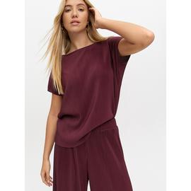 Plisse Short Sleeve Co-ord Top