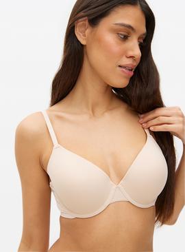Beige Padded Underwired T-Shirt Bra