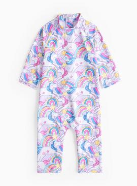 Rainbow Unicorn Sunsuit