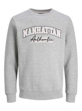 JJ REBEL New York Sweatshirt Grey