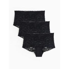 Black Lace Shorts 3 Pack