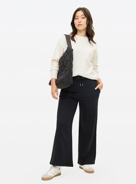Black Wide Leg Joggers