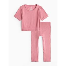 Seamless Crop Top & Leggings Set