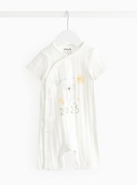 Born In 2025 Slogan Romper