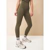 REAKTIV Khaki High Waisted Ribbed Seamless Legging XL