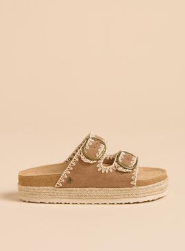 BRAKEBURN Stitched Platform Sandal