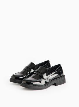 Black Patent Loafers