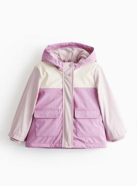 Pink Printed 3-in-1 Mac Coat