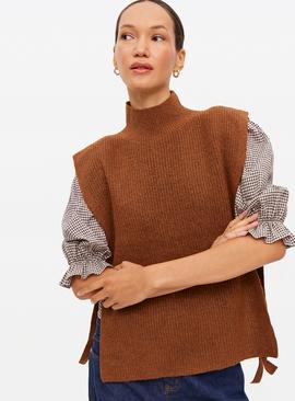 Side Tie Sleeveless Tank Jumper