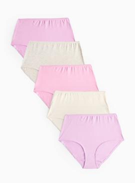 Pink Full Knickers 5 Pack