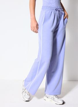 REAKTIV Blue Soft Touch Scuba Wide-Leg jogger