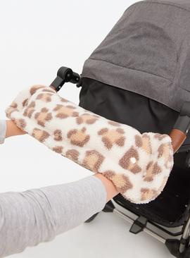 Animal Print Borg Hand Muff One Size