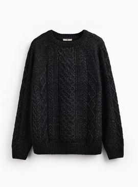 Cable Knit Crew Neck Jumper