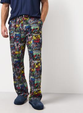 Marvel Comics Printed Fleece Pyjama Bottoms
