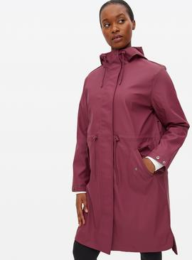 Rubberised Hooded Raincoat