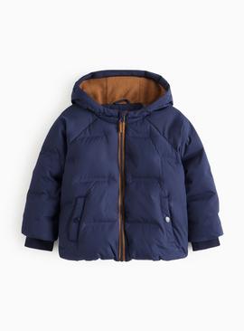 Navy Padded Puffer Jacket