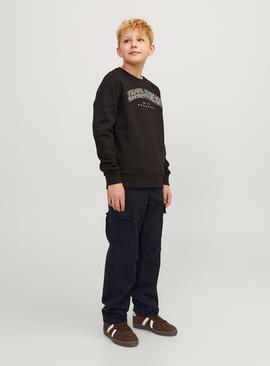 JACK & JONES JUNIOR Kane Barkley Cargo Pant Black