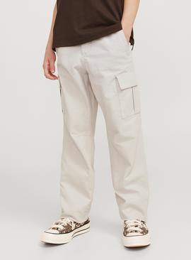 JACK & JONES JUNIOR Kane Barkley Cargo Pant Cream