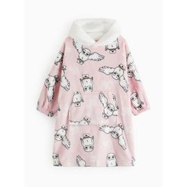 Harry Potter Hedwig Printed Fleece Hooded Blanket