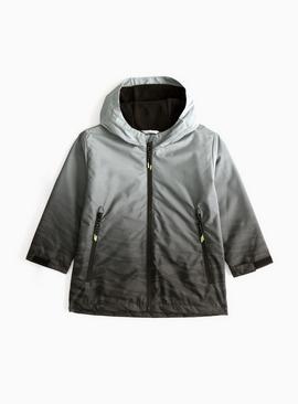 Grey Reflective Fleece Lined Mac Coat