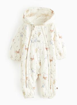 Winnie The Pooh Unisex Beige Pramsuit